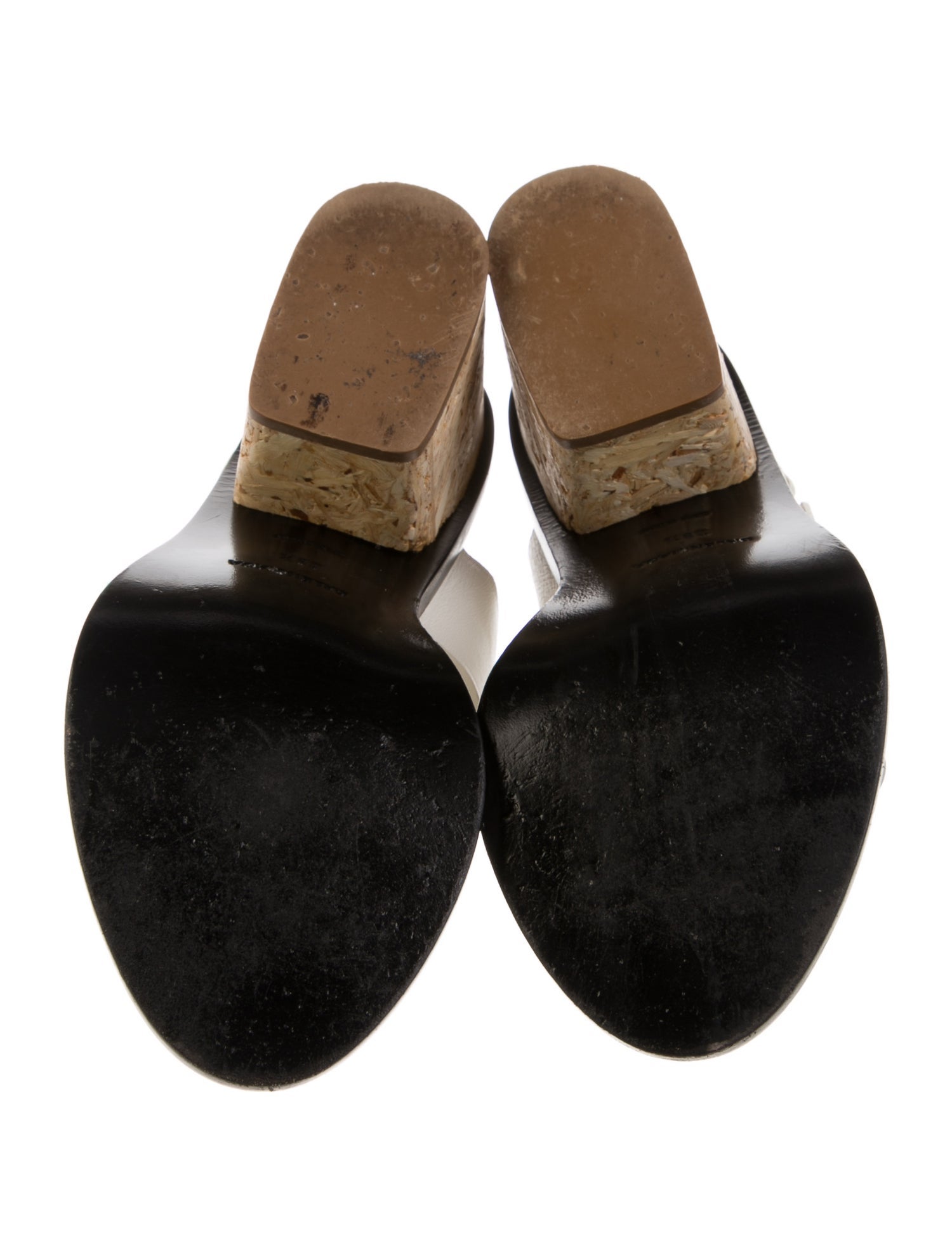 Balenciaga Leather Slingback Sandals